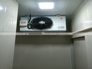 浙江杭州10立方的雞肉冷藏冷庫安裝案例